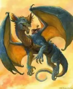 Dragon Azul Montura